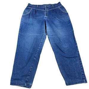 Vintage Levi’s 573 Jeans 22W x 36 Made in USA High Rise Tapered Leg Mom Denim